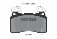 Brake pad set, disc brake 2591503 Textar
