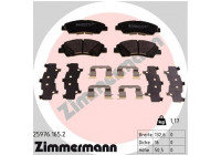 Brake Pad Set, disc brake 25976.165.2 Zimmermann