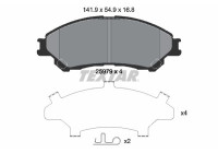 Brake Pad Set, disc brake 2597901 Textar