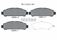 Brake Pad Set, disc brake 2599901 Textar