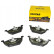 Brake Pad Set, disc brake 2620601 Textar
