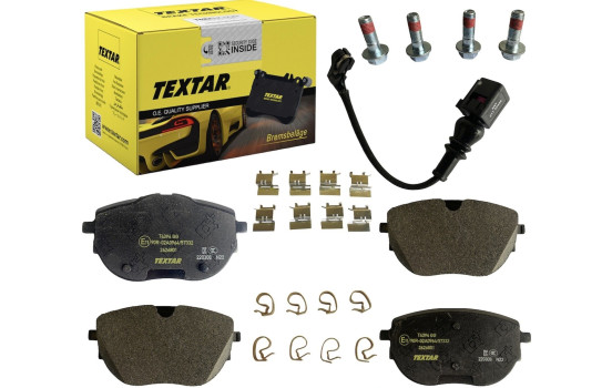 Brake pad set, disc brake 2626801 Textar