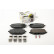 Brake pad set, disc brake 26588 00 701 00 Breck, Thumbnail 2