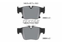 Brake pad set, disc brake 2680301 Textar