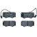 Brake Pad Set, disc brake 2901201 Textar