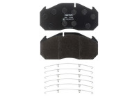 Brake pad set, disc brake 2911303 Textar