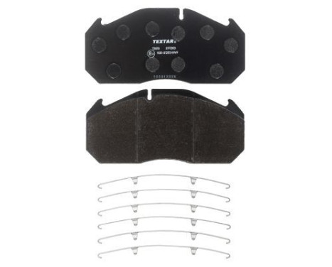 Brake pad set, disc brake 2911303 Textar