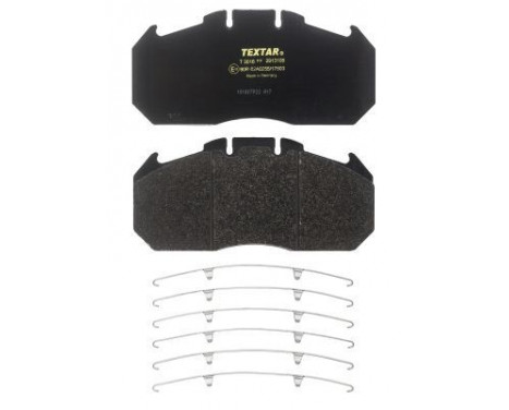 Brake Pad Set, disc brake 2913105 Textar, Image 2
