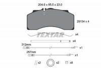 Brake Pad Set, disc brake 2913401 Textar