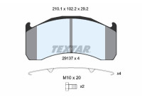 Brake Pad Set, disc brake 2913706 Textar