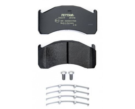 Brake Pad Set, disc brake 2913706 Textar, Image 2