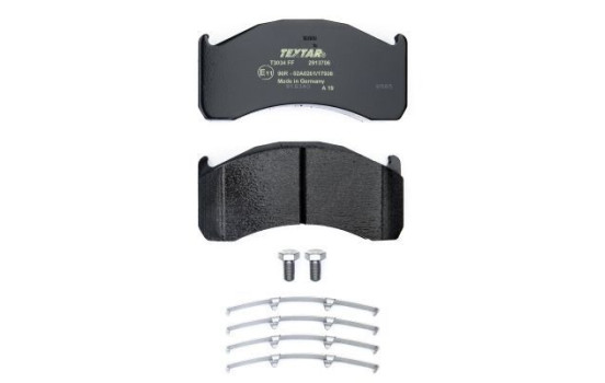 Brake Pad Set, disc brake 2913706 Textar, Image 2