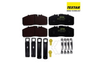 Brake pad set, disc brake 2917504 Textar