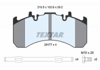 Brake Pad Set, disc brake 2917705 Textar