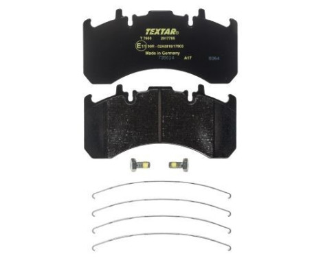 Brake Pad Set, disc brake 2917705 Textar, Image 2