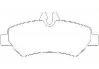 Brake Pad Set, disc brake 2919001 Textar