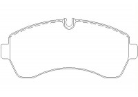 Brake Pad Set, disc brake 2920002 Textar