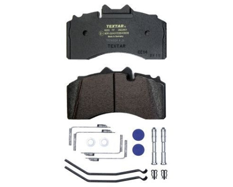 Brake pad set, disc brake 2922801 Textar