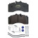 Brake pad set, disc brake 2922801 Textar