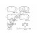 Brake pad set, disc brake 29232 00 703 00 Breck