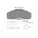 Brake Pad Set, disc brake 2923701 Textar