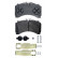 Brake Pad Set, disc brake 2924401 Textar