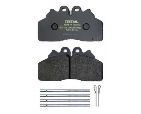 Brake Pad Set, disc brake 2925601 Textar, Image 2