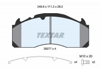 Brake Pad Set, disc brake 2927705 Textar
