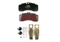 Brake pad set, disc brake 2927801 Textar