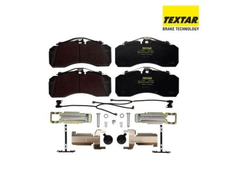 Brake pad set, disc brake 2927804 Textar