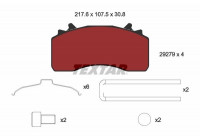 Brake Pad Set, disc brake 2927901 Textar