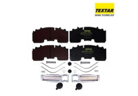 Brake pad set, disc brake 2930601 Textar