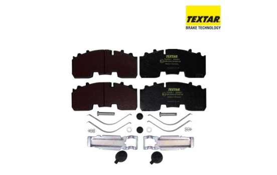 Brake pad set, disc brake 2930601 Textar