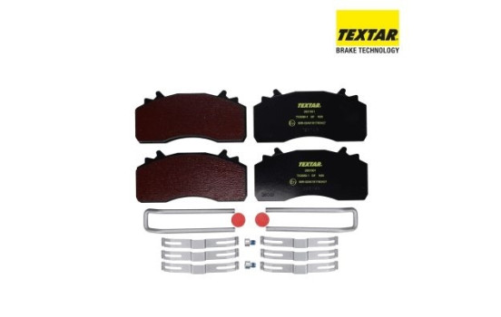 Brake pad set, disc brake 2931501 Textar, Image 2