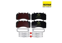 Brake pad set, disc brake 2933606 Textar