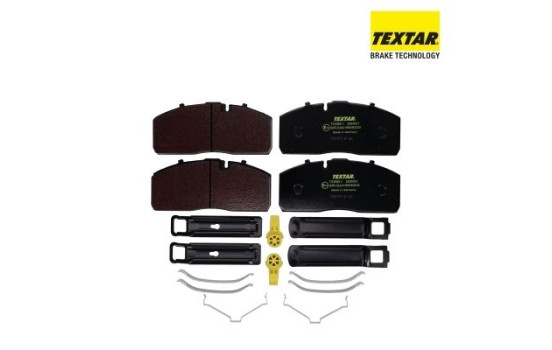 Brake pad set, disc brake 2934001 Textar, Image 2