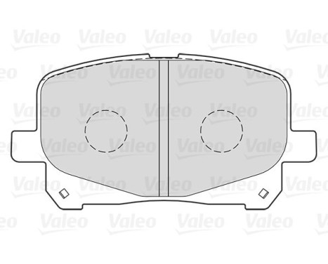 Brake pad set, disc brake 301025 Valeo, Image 2