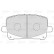 Brake pad set, disc brake 301025 Valeo, Thumbnail 2