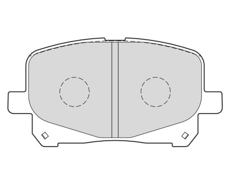 Brake pad set, disc brake 301025 Valeo, Image 2