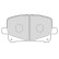 Brake pad set, disc brake 301025 Valeo, Thumbnail 2