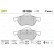 Brake pad set, disc brake 301026 Valeo