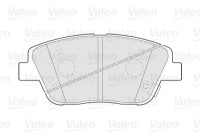 Brake pad set, disc brake 301294 Valeo