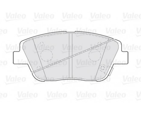 Brake pad set, disc brake 301294 Valeo, Image 2