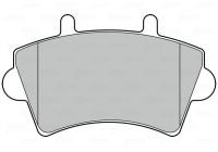 Brake pad set, disc brake 301537 Valeo
