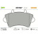 Brake pad set, disc brake 301537 Valeo