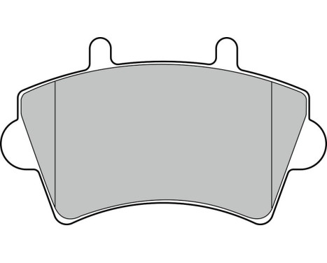 Brake pad set, disc brake 301537 Valeo, Image 2