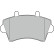 Brake pad set, disc brake 301537 Valeo, Thumbnail 2