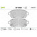 Brake pad set, disc brake 301999 Valeo