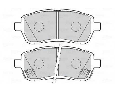 Brake pad set, disc brake 301999 Valeo, Image 2