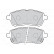 Brake pad set, disc brake 301999 Valeo, Thumbnail 2